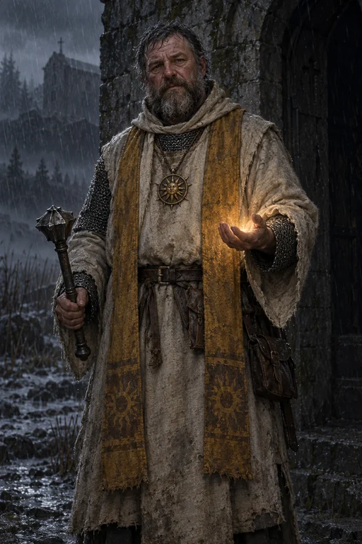 Cleric illustrative class portrait